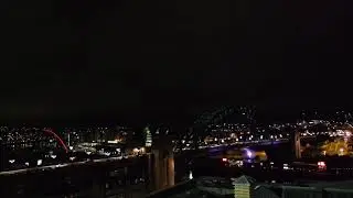 Newcastle at night