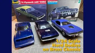 Модели гоночных автомобилей в масштабе 1/24 на латунных шасси #slotcars #modelcars #cuda #celica