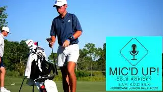 MIC'D UP - TWO HJGT GET MIC'D UP DURING A RECENT TOURNEY - The Hurricane Junior Golf Tour