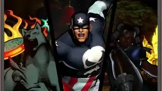 Ultimate Marvel vs Capcom 3: Captain America, Chun Li, and Amaterasu arcade playthrough