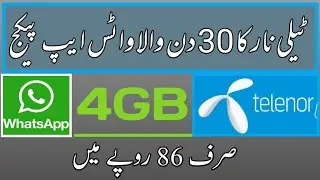 Telenor new monthly whatsApp package | new Telenor monthly whatsApp 2026 | new mr sajani