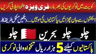 Saudi Arabia & Bahrain Jobs 2025 | Pakistani Workers Hiring 🇸🇦🇧🇭