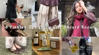 8 Fashion Tips Every Girl Should Know! Beauty Secrets 2026 💓💅| Hajra Asad