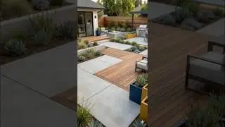 Modern backyard landscaping 2026: clean, minimalist outdoor design