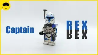 Making a Star Wars Captain Rex Decal Custom Minifigure