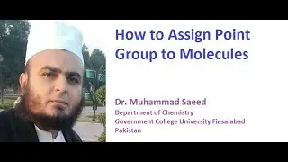 16. How to assign point group to molecules