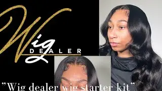 Wig dealer | Wig starter kit w/bomb lace closure install 🔥🔥🔥