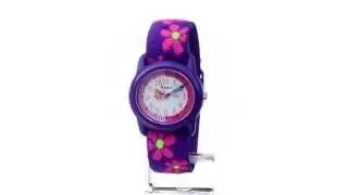 Timex Children's Time Teacher Flowers Stretch Band Watch SKU:7911840