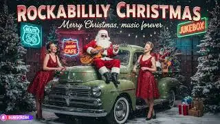 VINTAGE ROCKABILLY CHRISTMAS MUSIC 🎶🕺 | HAPPY CHRISTMAS 🎄✨