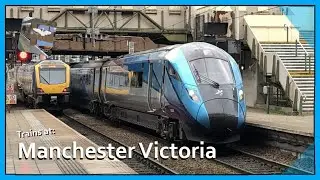 Trams and Trains at Manchester Victoria