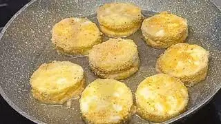 How to fry vegetables, fried zucchini, the recipe is very tasty