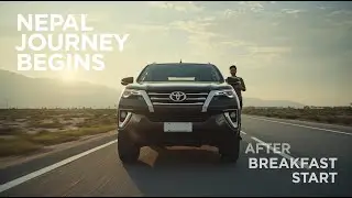 Nepal Journey Begins 🇳🇵 | Departing After Breakfast in Toyota Fortuner