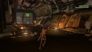 ReCore - Storm Shelter: Joule & Mack Combat Floater Bots & Devil Dog Intro Combat Gameplay XB1