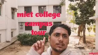 MIET CAMPUS TOUR, Exploring the Beautiful Campus 🌿