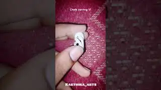 chalk carving/ micro art/ unique gifts/ unique art/. follow for more ❤️