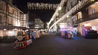 Night walk at Colmar Tropicale to my hotel room