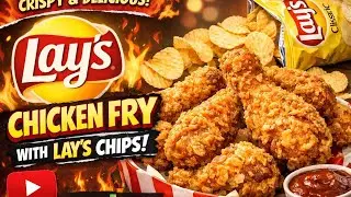 Chicken Fry with Lay&rsquo;s Chips | Easy & Crispy Recipe 😋
