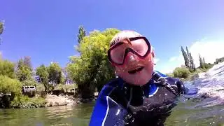 Lee Valley   Small dam swimming