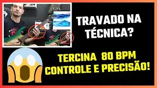 [ AULA 31] Se Você Controla Essa Tercina em 80 BPM, Sua Técnica Evolui Rápido! Como Tocar Rápido!