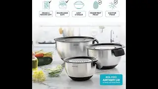 PriorityChef Mixing Bowls With Lids