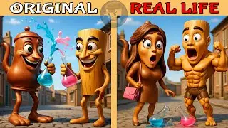 Brainrots Memes Love Transformations | Brainrot Original vs Real life | Brainrot Animation