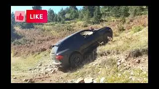 My Cayenne again at 4x4 meeting with Vermio 4x4 club this time.At Skicenter Seli .Without winch 😬