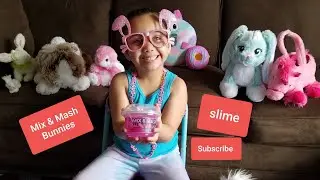 COMPOUND KINGS SQUISHY SLIME! BUNNIES, Walmart Haul, Slime Video UNBOXING and REVIEW.