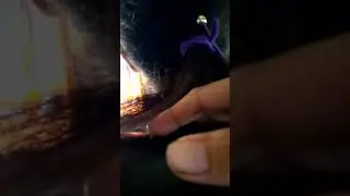 Long hair in bus