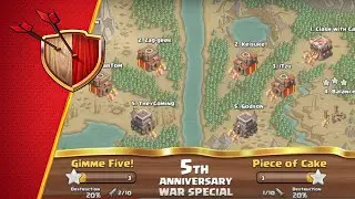 Clash of Clans - 5th Anniversary War Special RECAP!