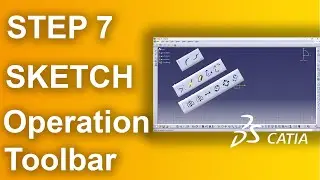 آموزش کتیا CATIA - مرحله ۷: آموزش کامل Operation Toolbar در Sketch نرم‌افزار CATIA | Fillet، Chamfer