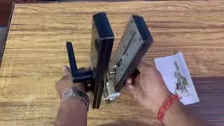 How to do lock fittings & installation of Sintech smart door lock 601T or 605T (Tuya wifi / TTLock)
