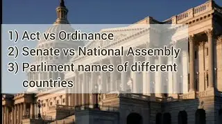 A Guide to Senate, National Assembly and Act vs Ordinance