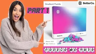BetterCo. : Gradient Puzzle, 1000 Pieces (Part 1) | Puzzle Me This