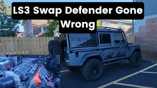 Defender 110 LS3 Motor Swap Gone Wrong Detailed Video on Mechanicals