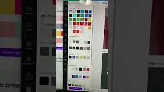 search color palettes based on a certain color or hex value in Canva #Canva #CanvaHacks #CanvaTips