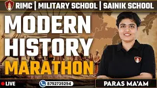 Modern History Marathon | RMS Coaching Online | RIMC Online Coaching | Sainik School | RIMC | RMS
