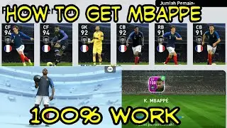 HOW TO GET MBAPPE IN FRANCE NATIONAL SELECTION  PES 2020 MOBILE