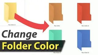 How to change the color of any folder in Windows 7, 8 or 10 😎🔥
