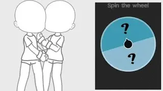 Making a couple with randomizer wheel // Gacha club // not og