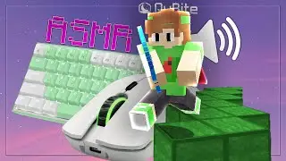 Keyboard + Mouse Sounds ASMR / minecraft bedwars asmr / Hypixel Bedwars / iaim asmr / sponky texture
