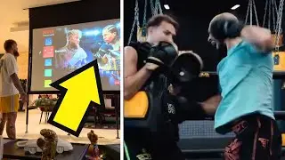 JAKE PAUL UPSET WITH CANCELLED FIGHT, ANDREW TATE SMASHES PADS
