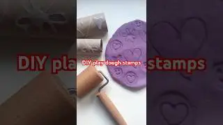 Штампы из пластилина своими руками ♻️ | Поделка для детей из переработанной пробки и рулонов туал...