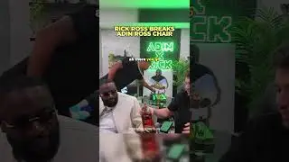 Rick Ross breaks Adin Ross chair 😭 #adinrossclips #adinross #Rozay #rickross