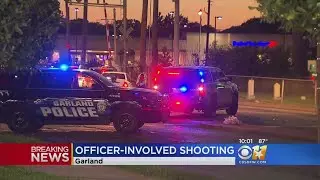 Officer Shoots Suspect In Garland