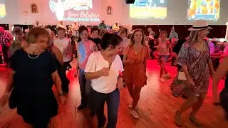 Line Dancing to Geno Delafose  at Rock ’n’ Bowl on 05/26/24