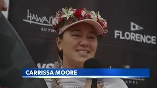 Hawaii's Carissa Moore triumphs again at Florence Pipeline Pro