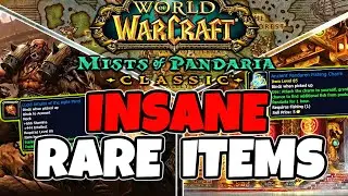 The BEST RARE ITEMS in Mists of Pandaria Classic!
