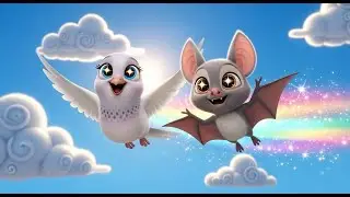 Learn Flying Animal Names &ndash; Birds & Bats! 🕊️🦇 | Fun Learning Video for Kids | Flying Animals