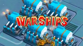 Boom Beach Warships UNLOCKING 5 ENGINE ROOMS!