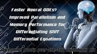 Fast Neural ODE / UDE: Improved Parallelism and Memory Performance Differentiating Stiff ODEs